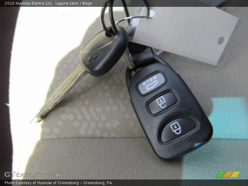 Laguna Sand / Beige 2010 Hyundai Elantra GLS