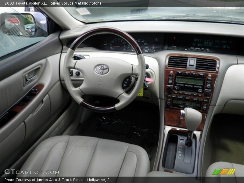Silver Spruce Metallic / Stone 2003 Toyota Avalon XLS