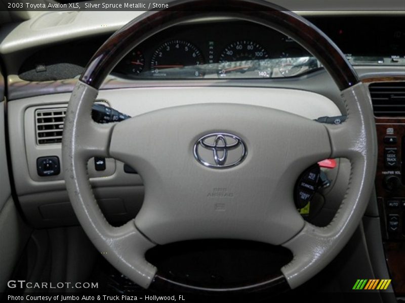Silver Spruce Metallic / Stone 2003 Toyota Avalon XLS