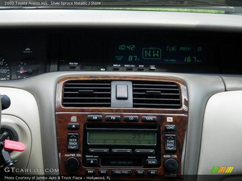 Silver Spruce Metallic / Stone 2003 Toyota Avalon XLS