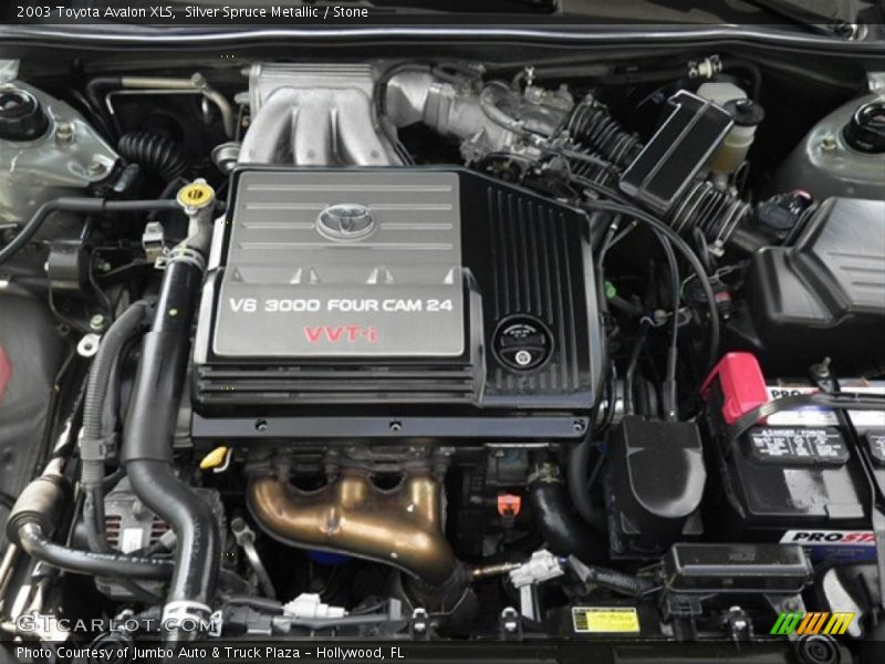 Silver Spruce Metallic / Stone 2003 Toyota Avalon XLS