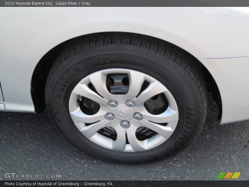 Liquid Silver / Gray 2010 Hyundai Elantra GLS