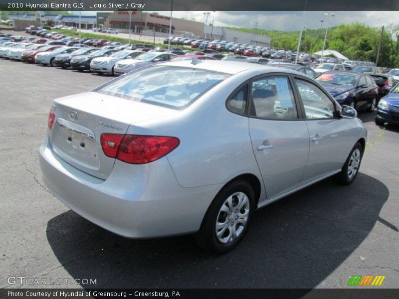 Liquid Silver / Gray 2010 Hyundai Elantra GLS