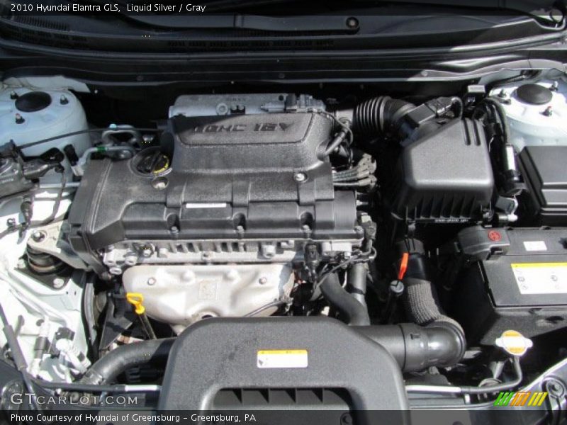 Liquid Silver / Gray 2010 Hyundai Elantra GLS