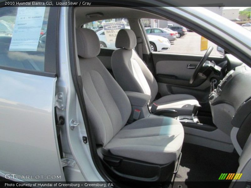 Liquid Silver / Gray 2010 Hyundai Elantra GLS