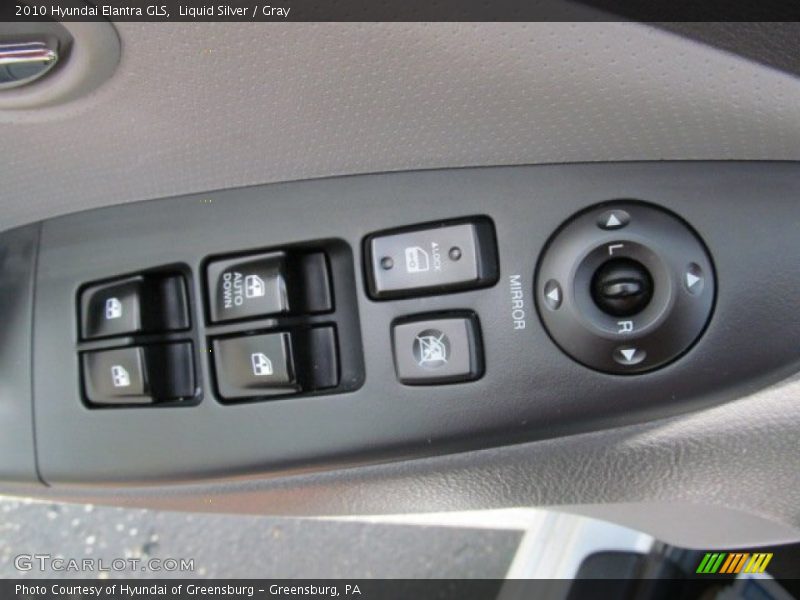 Liquid Silver / Gray 2010 Hyundai Elantra GLS