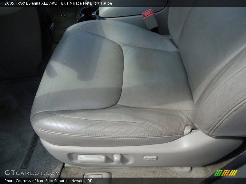 Blue Mirage Metallic / Taupe 2005 Toyota Sienna XLE AWD