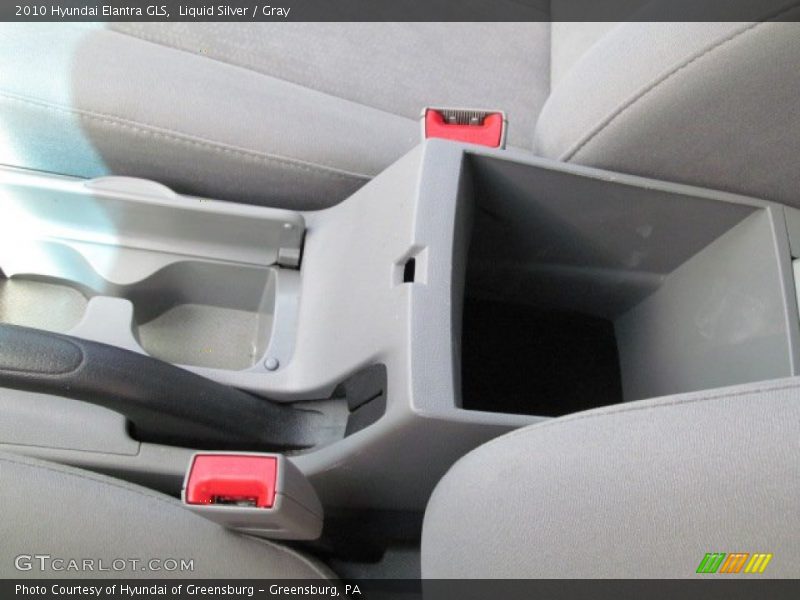 Liquid Silver / Gray 2010 Hyundai Elantra GLS