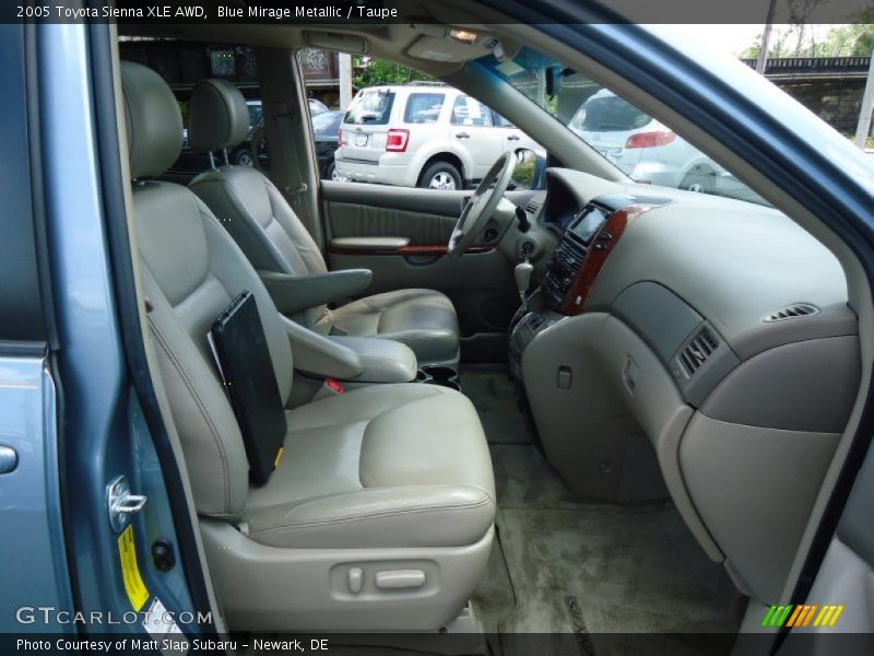 Blue Mirage Metallic / Taupe 2005 Toyota Sienna XLE AWD