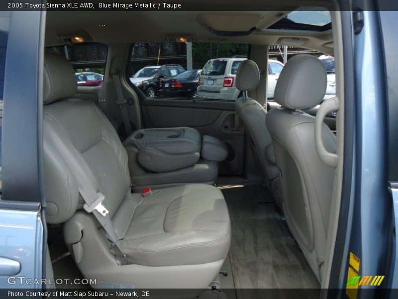 Blue Mirage Metallic / Taupe 2005 Toyota Sienna XLE AWD