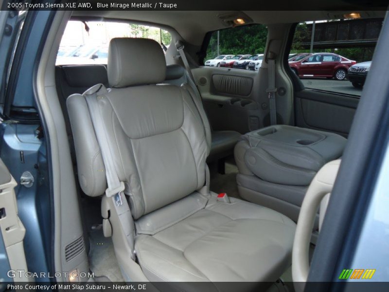 Blue Mirage Metallic / Taupe 2005 Toyota Sienna XLE AWD