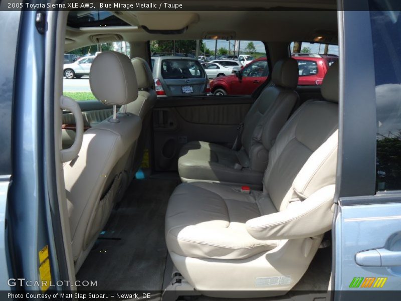 Blue Mirage Metallic / Taupe 2005 Toyota Sienna XLE AWD