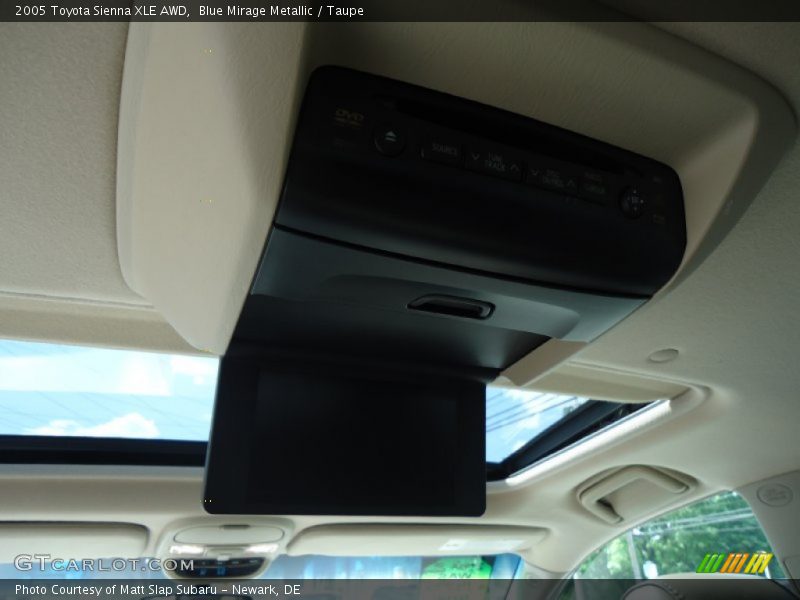 Blue Mirage Metallic / Taupe 2005 Toyota Sienna XLE AWD