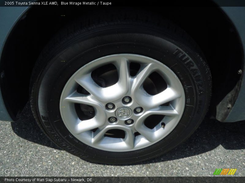 Blue Mirage Metallic / Taupe 2005 Toyota Sienna XLE AWD