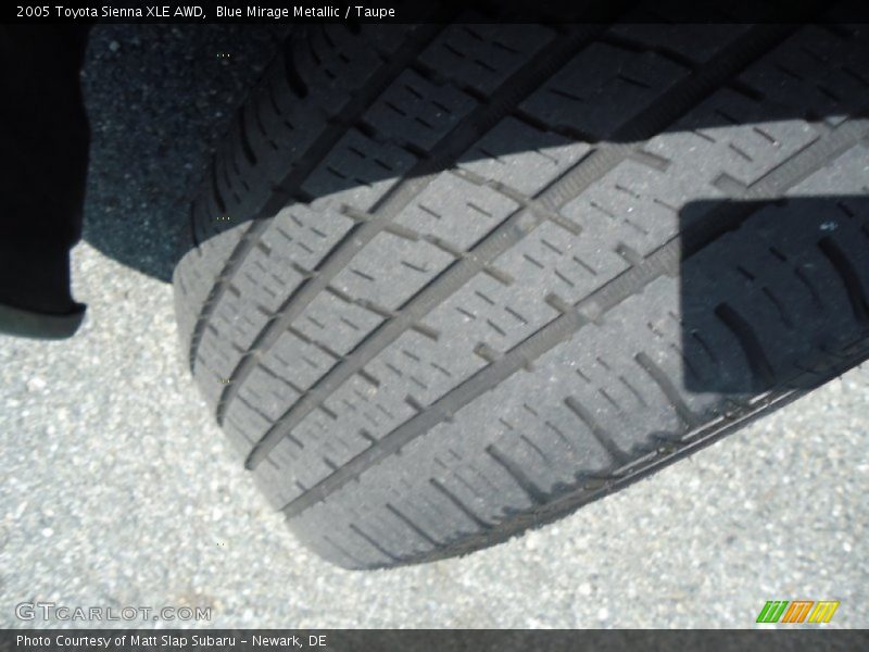 Blue Mirage Metallic / Taupe 2005 Toyota Sienna XLE AWD