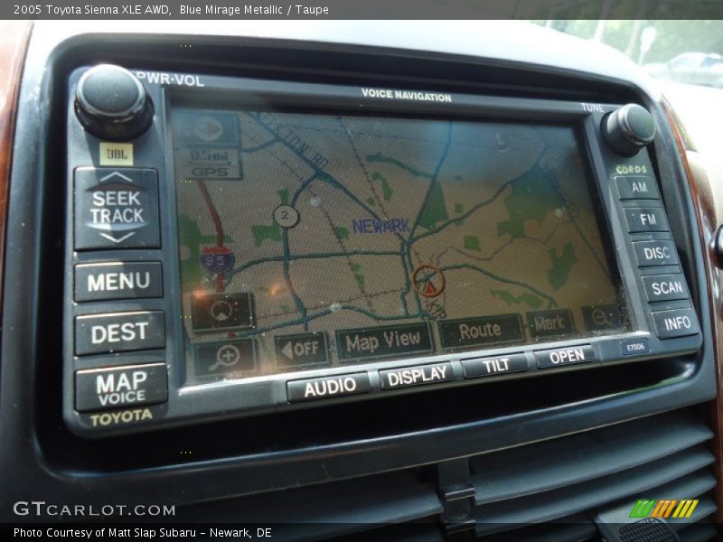 Blue Mirage Metallic / Taupe 2005 Toyota Sienna XLE AWD
