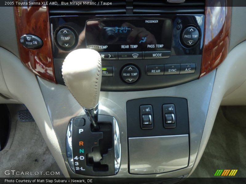 Blue Mirage Metallic / Taupe 2005 Toyota Sienna XLE AWD