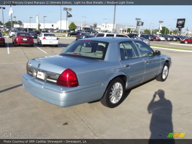 Light Ice Blue Metallic / Medium Light Stone 2009 Mercury Grand Marquis LS Ultimate Edition