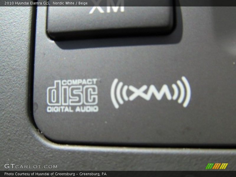 Nordic White / Beige 2010 Hyundai Elantra GLS