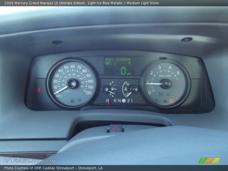 Light Ice Blue Metallic / Medium Light Stone 2009 Mercury Grand Marquis LS Ultimate Edition