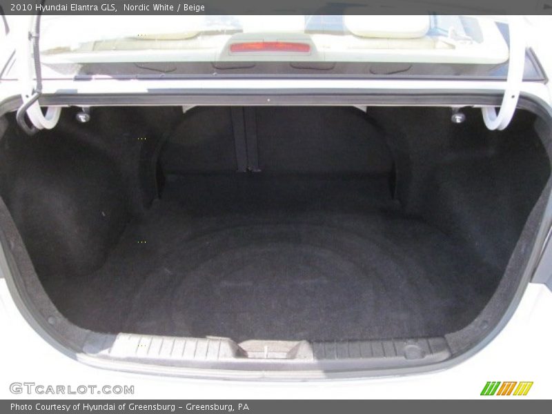 Nordic White / Beige 2010 Hyundai Elantra GLS