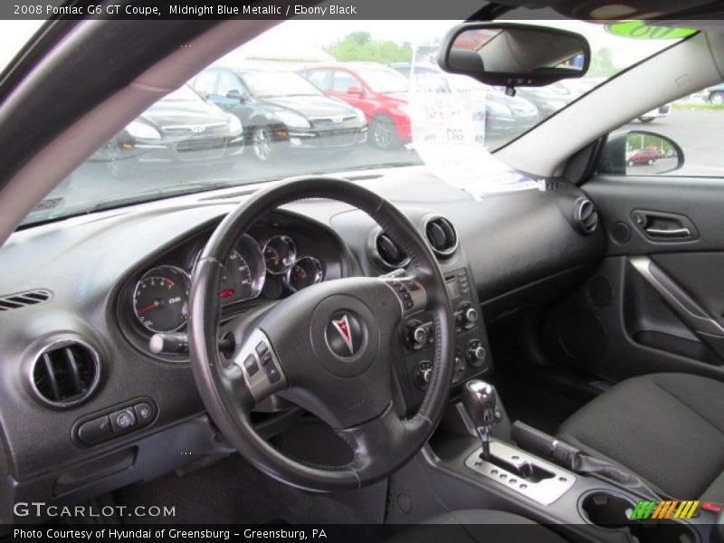 Midnight Blue Metallic / Ebony Black 2008 Pontiac G6 GT Coupe