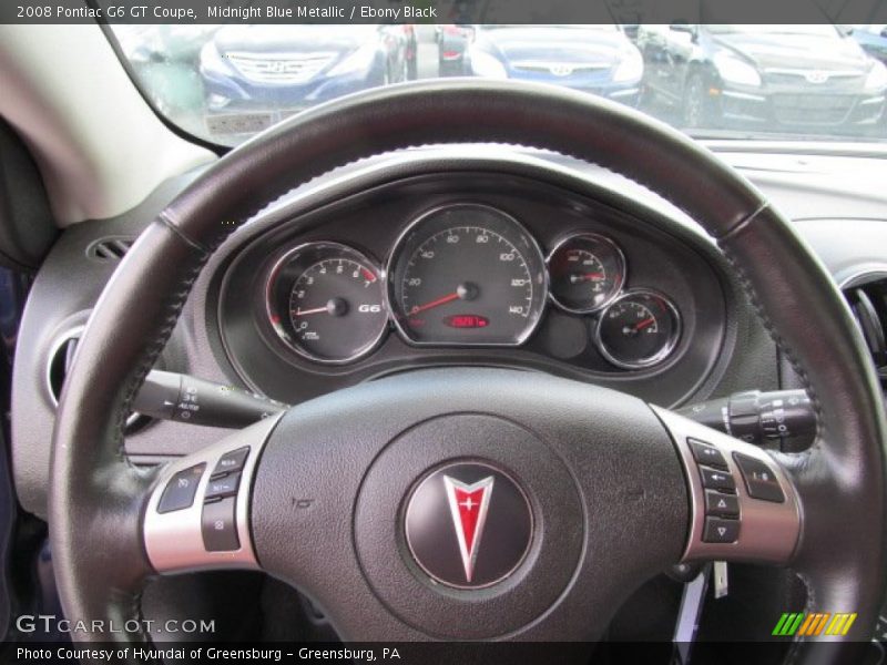 Midnight Blue Metallic / Ebony Black 2008 Pontiac G6 GT Coupe