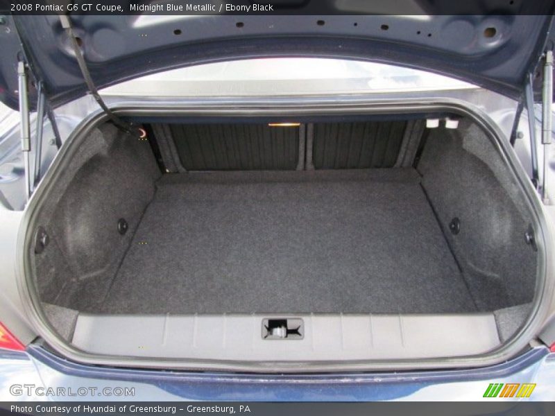Midnight Blue Metallic / Ebony Black 2008 Pontiac G6 GT Coupe