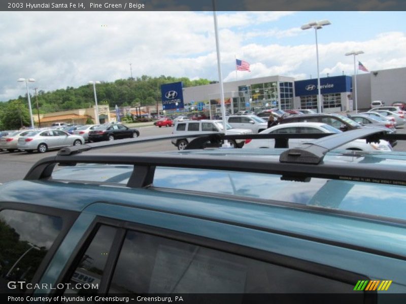 Pine Green / Beige 2003 Hyundai Santa Fe I4