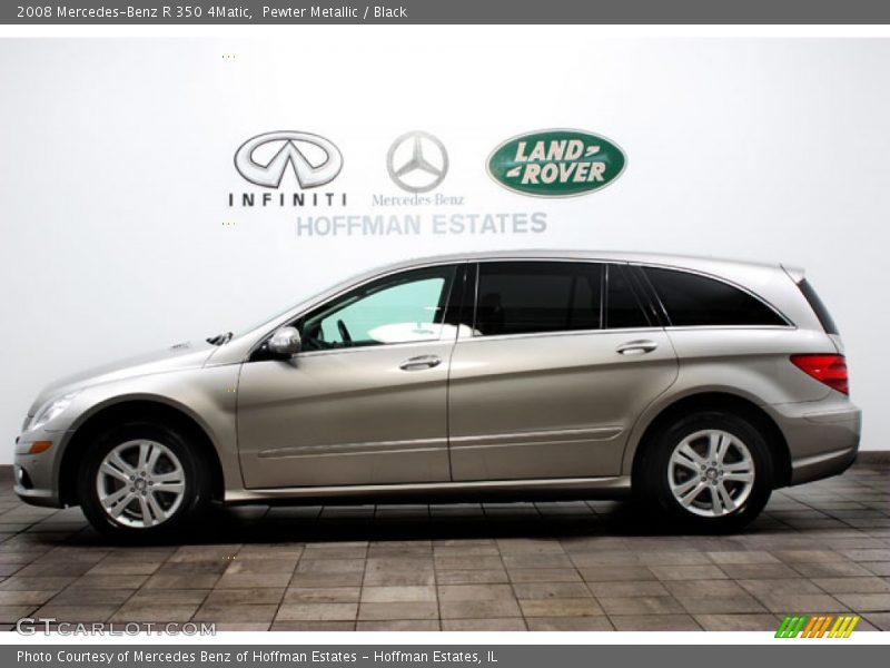 Pewter Metallic / Black 2008 Mercedes-Benz R 350 4Matic