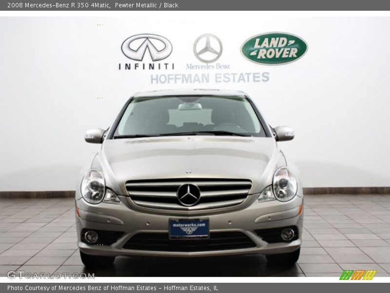 Pewter Metallic / Black 2008 Mercedes-Benz R 350 4Matic