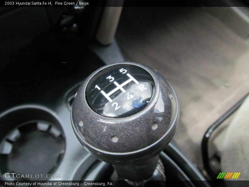 Pine Green / Beige 2003 Hyundai Santa Fe I4