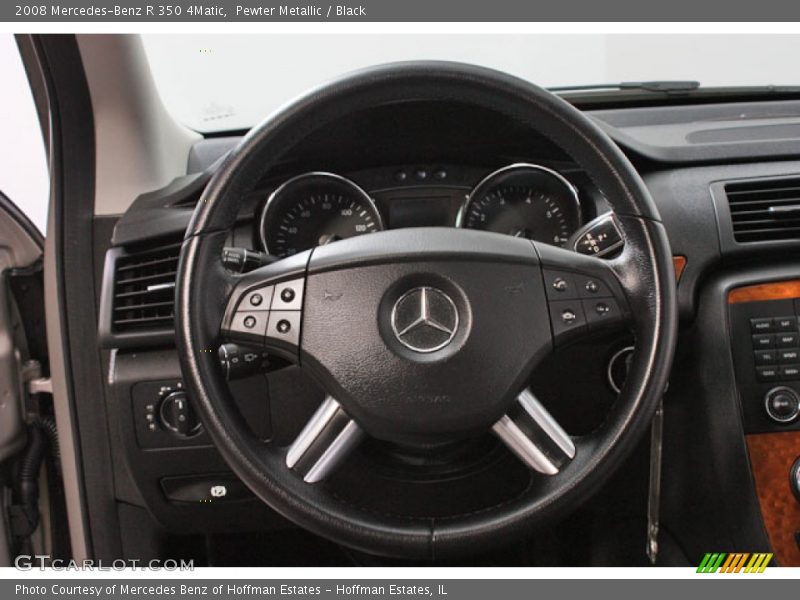 Pewter Metallic / Black 2008 Mercedes-Benz R 350 4Matic