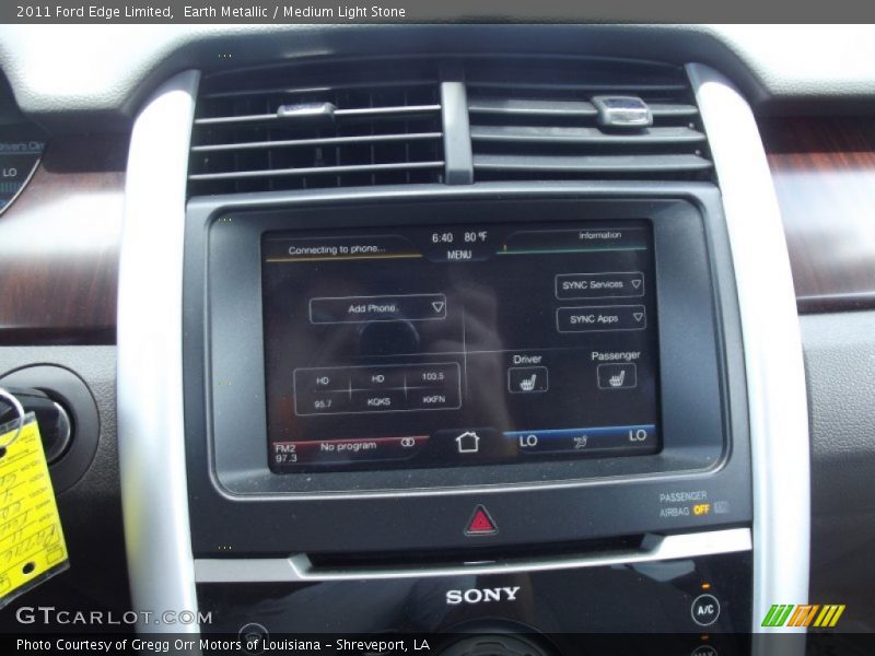 Earth Metallic / Medium Light Stone 2011 Ford Edge Limited