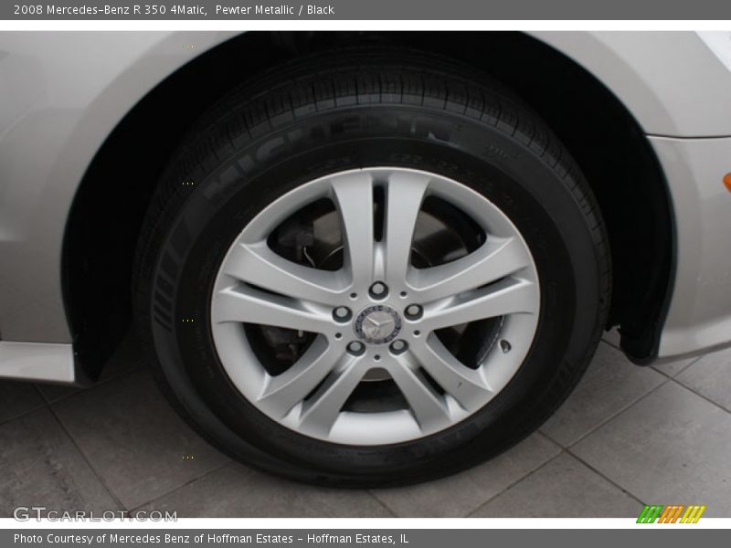 Pewter Metallic / Black 2008 Mercedes-Benz R 350 4Matic