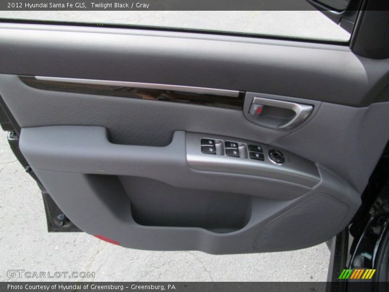 Twilight Black / Gray 2012 Hyundai Santa Fe GLS