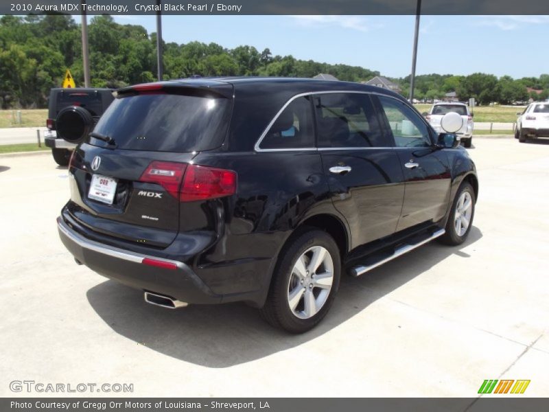 Crystal Black Pearl / Ebony 2010 Acura MDX Technology