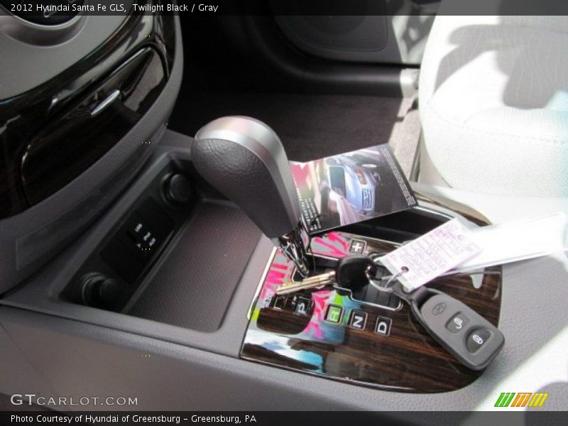Twilight Black / Gray 2012 Hyundai Santa Fe GLS