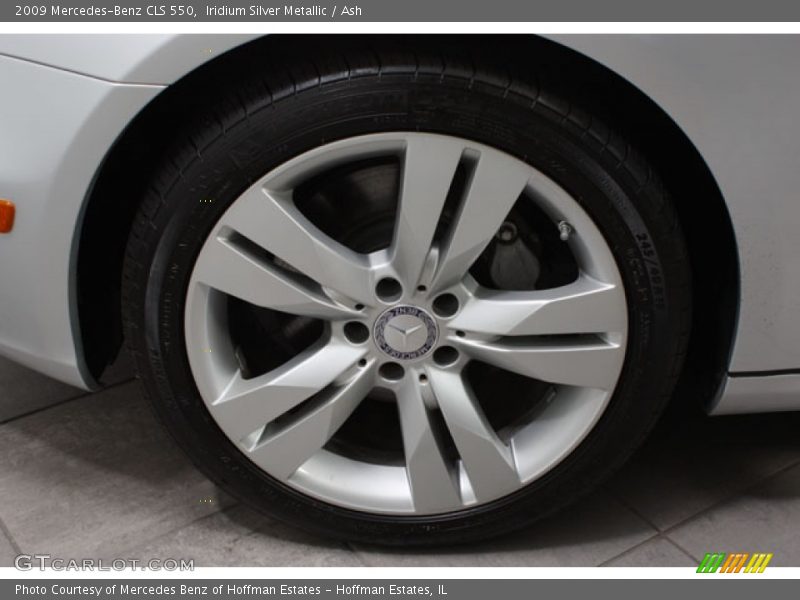 Iridium Silver Metallic / Ash 2009 Mercedes-Benz CLS 550
