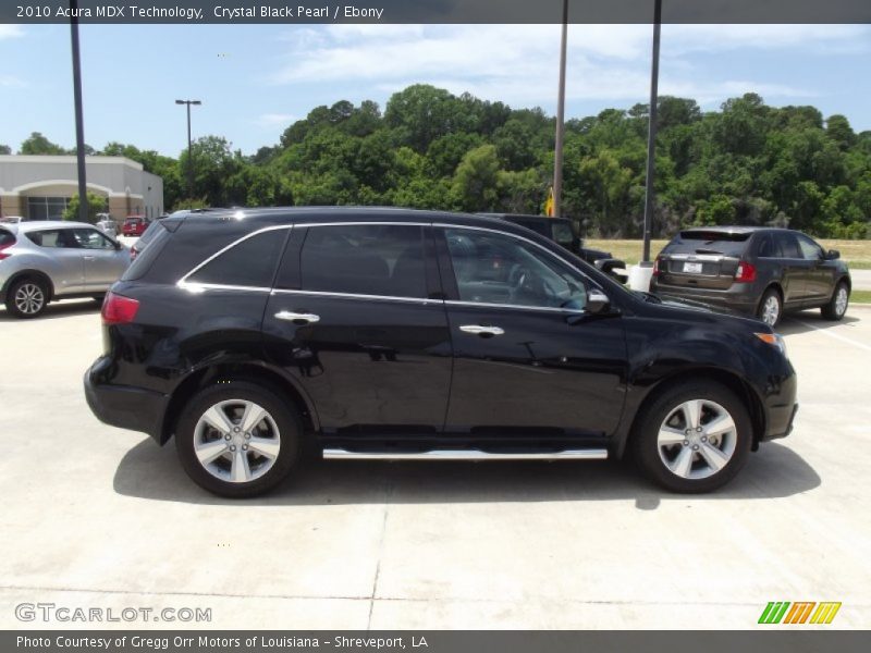 Crystal Black Pearl / Ebony 2010 Acura MDX Technology