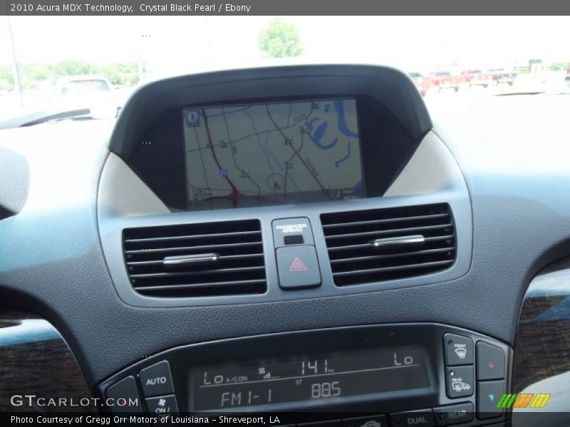 Crystal Black Pearl / Ebony 2010 Acura MDX Technology