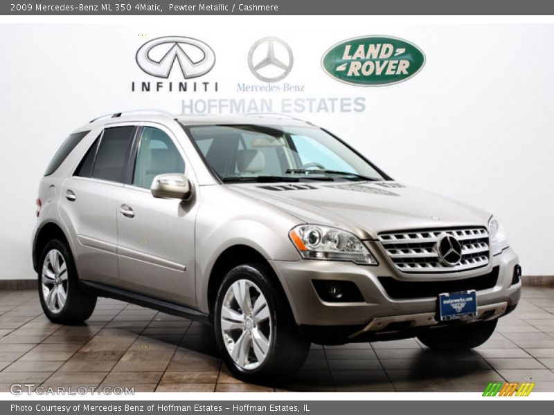 Pewter Metallic / Cashmere 2009 Mercedes-Benz ML 350 4Matic