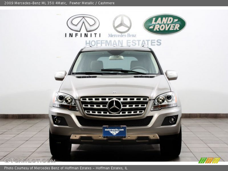 Pewter Metallic / Cashmere 2009 Mercedes-Benz ML 350 4Matic