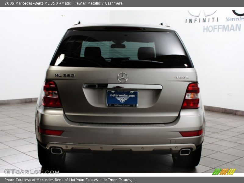 Pewter Metallic / Cashmere 2009 Mercedes-Benz ML 350 4Matic