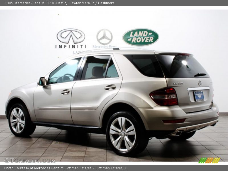 Pewter Metallic / Cashmere 2009 Mercedes-Benz ML 350 4Matic