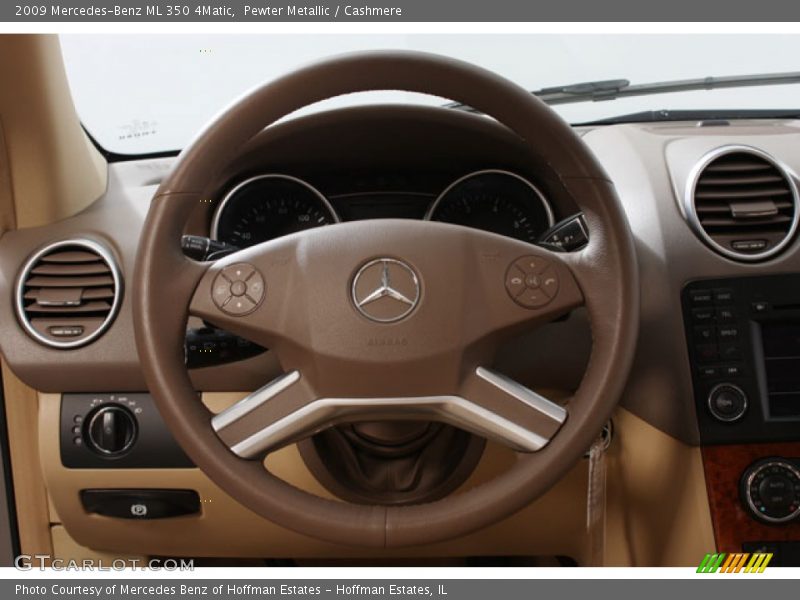 Pewter Metallic / Cashmere 2009 Mercedes-Benz ML 350 4Matic
