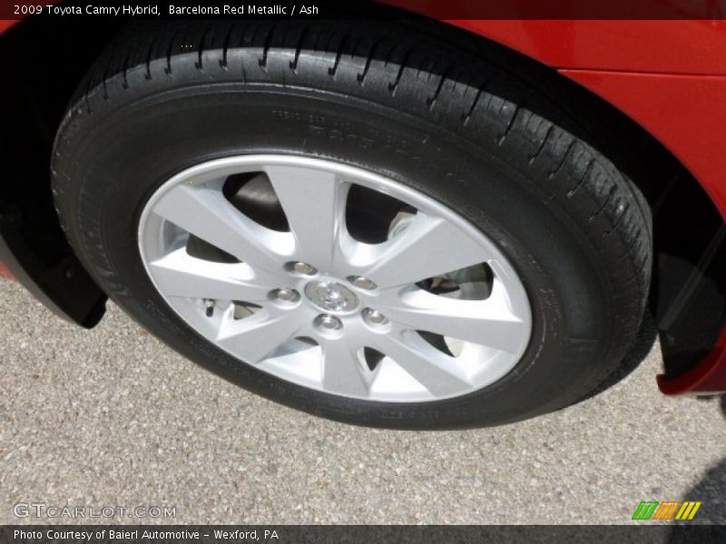 Barcelona Red Metallic / Ash 2009 Toyota Camry Hybrid