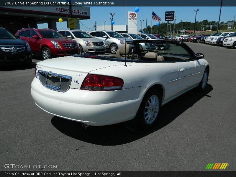 Stone White / Sandstone 2002 Chrysler Sebring LXi Convertible