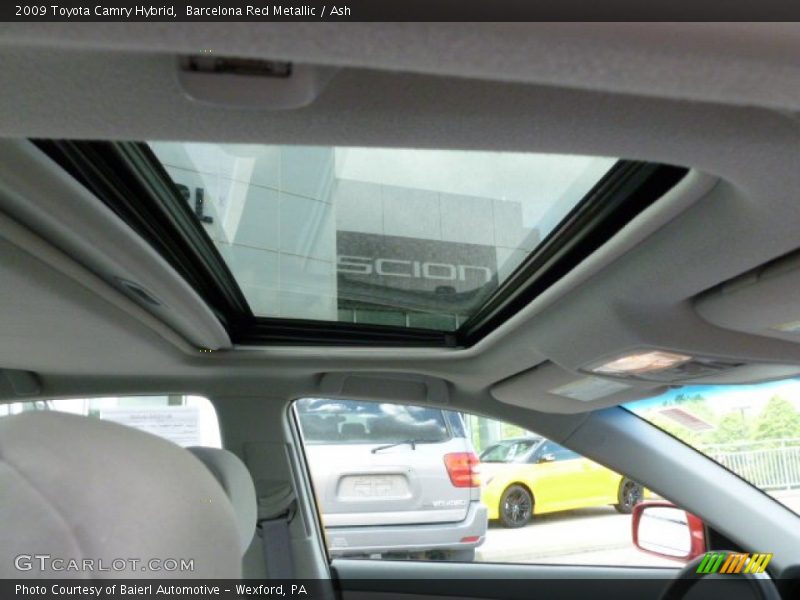 Barcelona Red Metallic / Ash 2009 Toyota Camry Hybrid