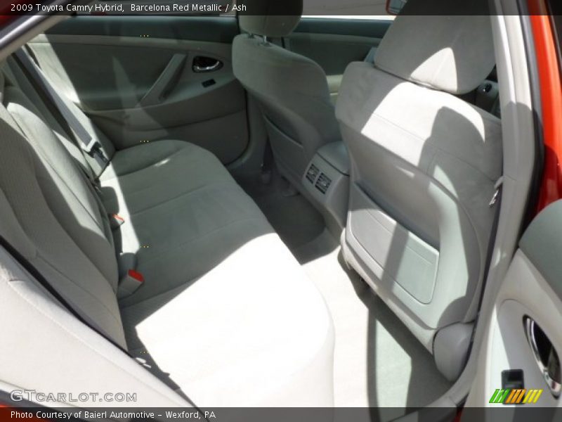 Barcelona Red Metallic / Ash 2009 Toyota Camry Hybrid